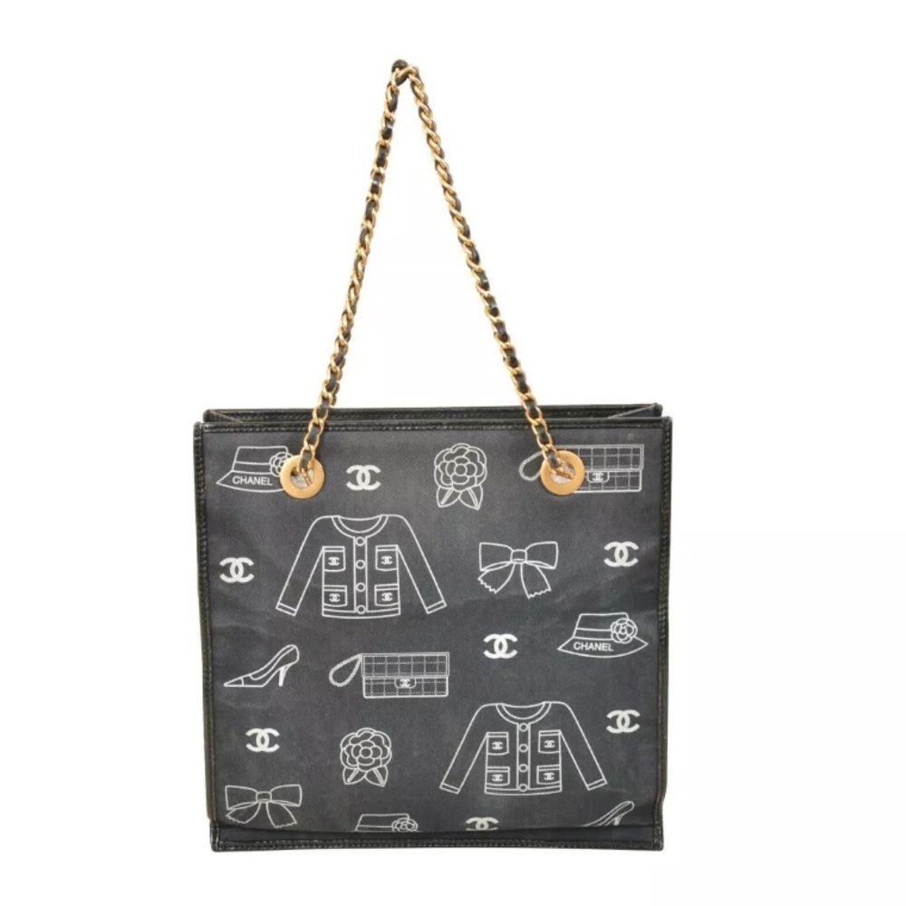 CHANEL Illustration Chain Tote Bag - Picture 1 of 8